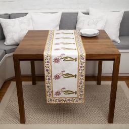 Florence Runner - Lilac/Green